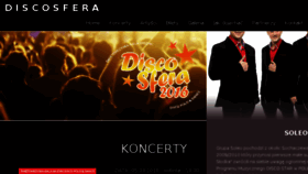 What Discosfera.pl website looked like in 2016 (8 years ago)
