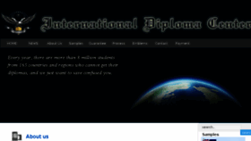 What Diplomacenter.net website looked like in 2016 (8 years ago)