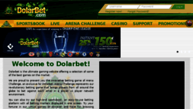 What Dolarbet.com website looked like in 2016 (8 years ago)