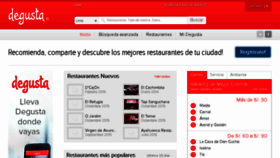 What Degusta.com.pe website looked like in 2016 (8 years ago)