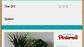 What Diy-queen.com website looked like in 2016 (8 years ago)