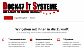What Dock47its.de website looked like in 2016 (8 years ago)