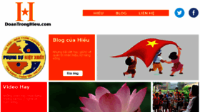 What Doantronghieu.com website looked like in 2016 (8 years ago)