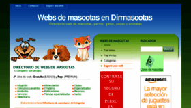 What Dirmascotas.com website looked like in 2016 (8 years ago)