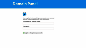 What Domainpanel.com website looked like in 2016 (8 years ago)