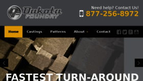 What Dakotafoundry.com website looked like in 2016 (8 years ago)