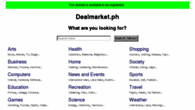 What Dealmarket.ph website looked like in 2016 (8 years ago)