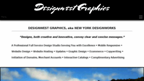 What Designwestgraphics.com website looked like in 2016 (8 years ago)