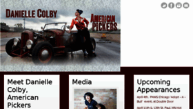 What Daniellecolby.com website looked like in 2016 (8 years ago)