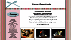 What Discountpapergoods.com website looked like in 2016 (8 years ago)