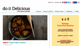 What Doitdelicious.com website looked like in 2016 (8 years ago)