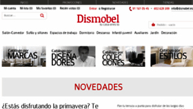 What Dismobel.es website looked like in 2016 (8 years ago)