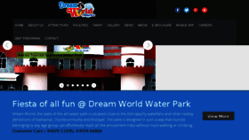 What Dreamworldwaterpark.com website looked like in 2016 (8 years ago)