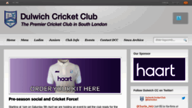 What Dulwichcc.com website looked like in 2016 (8 years ago)