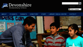 What Devonshire68.org website looked like in 2016 (8 years ago)