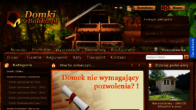 What Domkizbalika.pl website looked like in 2016 (8 years ago)