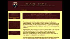 What Dardpi.ca website looked like in 2016 (8 years ago)