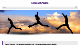 What Dancewithangela.com website looked like in 2016 (8 years ago)
