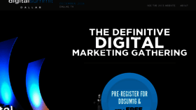What Dallasdigitalsummit.com website looked like in 2016 (8 years ago)