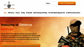 What Defenceaptitude.com.au website looked like in 2016 (8 years ago)