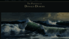 What Donalddemers.com website looked like in 2016 (8 years ago)