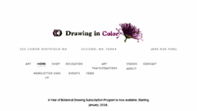 What Drawingincolor.com website looked like in 2016 (8 years ago)