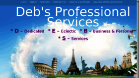 What Debsprofessionalservices.com website looked like in 2016 (8 years ago)