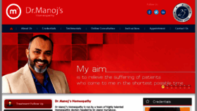 What Drmanoj.com website looked like in 2016 (8 years ago)