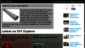 What Diyexplore.com website looked like in 2016 (8 years ago)