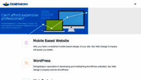 What Designbarpro.com website looked like in 2016 (8 years ago)