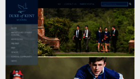 What Dukeofkentschool.org.uk website looked like in 2016 (8 years ago)