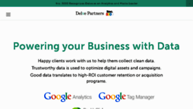 What Delvepartners.com website looked like in 2016 (8 years ago)