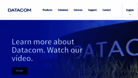 What Datacom.ind.br website looked like in 2016 (8 years ago)