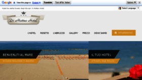 What Dimatteohotel.it website looked like in 2016 (8 years ago)