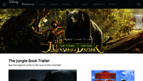What Disney.com.my website looked like in 2016 (10 years ago)