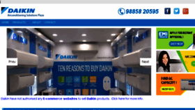 What Daikinacsolutionsplaza.com website looked like in 2016 (8 years ago)