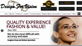 What Designforvision.com website looked like in 2016 (8 years ago)