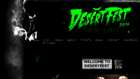 What Desertfest.de website looked like in 2016 (8 years ago)