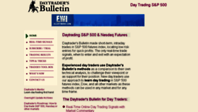 What Daytradersbulletin.com website looked like in 2016 (8 years ago)