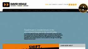 What Davidhoule.com website looked like in 2016 (8 years ago)