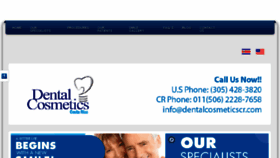 What Dentalcosmeticscr.com website looked like in 2016 (8 years ago)