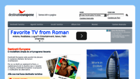 What Destinatiieuropene.ro website looked like in 2016 (8 years ago)