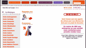 What Devis-travaux-lyon.fr website looked like in 2016 (8 years ago)