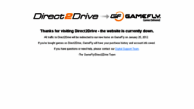 What Direct2drive.co.uk website looked like in 2016 (8 years ago)