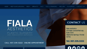 What Drfiala.com website looked like in 2016 (8 years ago)