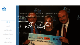 What Drphilfoundation.org website looked like in 2016 (8 years ago)