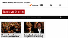 What Dziennik.krakow.pl website looked like in 2016 (8 years ago)