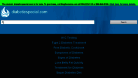 What Diabeticspecial.com website looked like in 2016 (8 years ago)