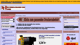 What Druckerpatronen-und-toner.de website looked like in 2016 (8 years ago)
