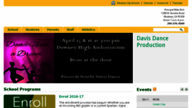 What Davis.mcs4kids.com website looked like in 2016 (9 years ago)